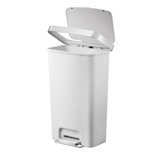 Hana pedaalemmer 45 liter wit - VB 626645 - Afbeelding 3