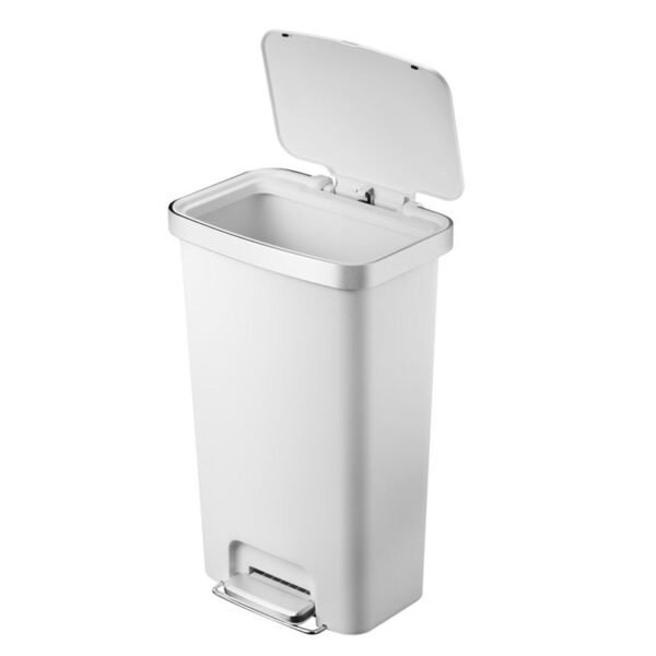 Hana pedaalemmer 45 liter wit - VB 626645 - Afbeelding 5