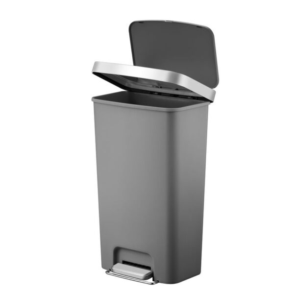 Hana pedaalemmer 45 liter grijs - VB 626645 - Afbeelding 3
