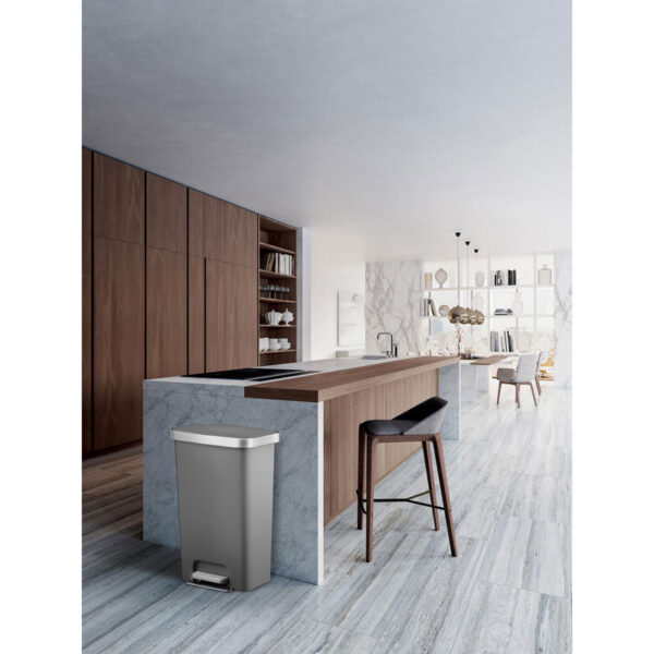 Hana pedaalemmer 45 liter grijs - VB 626645 - Afbeelding 11