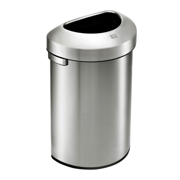 Urban half rond 80 liter mat RVS - VB 905680