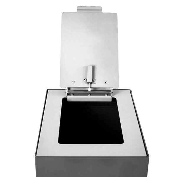 Top met klepdeksel voor modulaire afvalscheidingsunit 60 liter wit - VB 197767 - Afbeelding 3