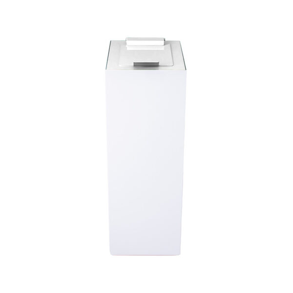 Top met klepdeksel voor modulaire afvalscheidingsunit 60 liter wit - VB 197767 - Afbeelding 6