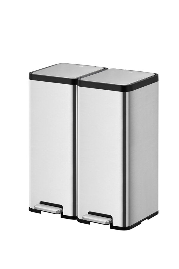 Ecomaid pedaalemmer 30 liter Grijs mat RVS - VB 913930 - Afbeelding 7