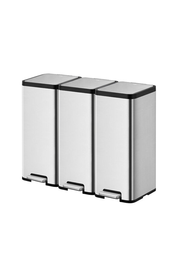 Ecomaid pedaalemmer 30 liter Grijs mat RVS - VB 913930 - Afbeelding 8