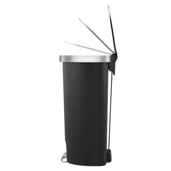 Hana pedaalemmer halfrond 55 liter Zwart - VB 622155 - Afbeelding 5