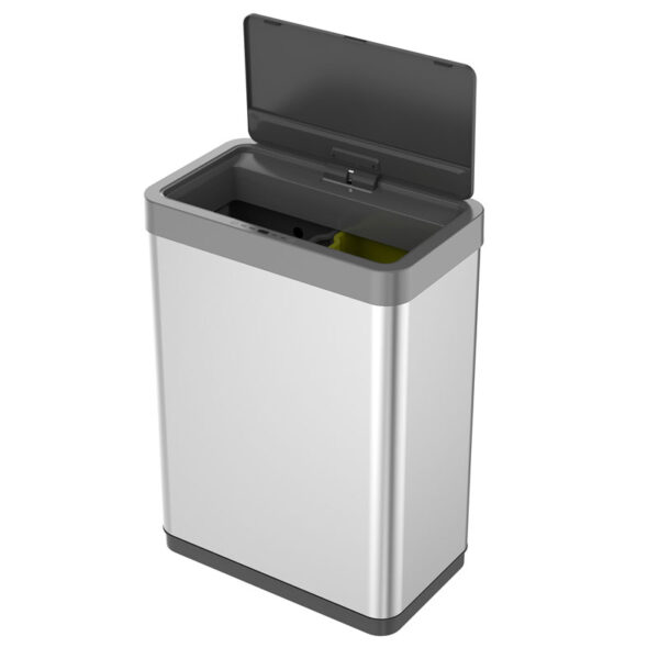 Mirage X Sensor Recycler Bin 20+20 liter mat RVS - VB 926040 - Afbeelding 2