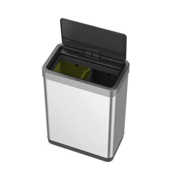 Mirage X Sensor Recycler Bin 20+20 liter mat RVS - VB 926040 - Afbeelding 3