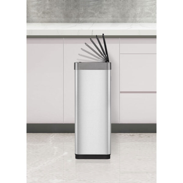 Mirage X Sensor Recycler Bin 20+20 liter mat RVS - VB 926040 - Afbeelding 8