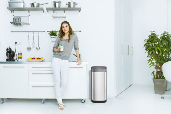 EcoSmart Sensor Bin 50 liter mat RVS - VB 925950 - Afbeelding 7