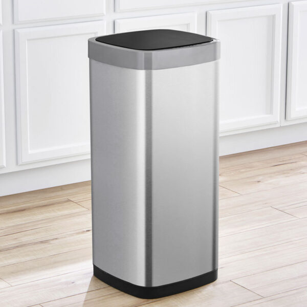 EcoSmart Sensor Bin 50 liter mat RVS - VB 925950 - Afbeelding 8