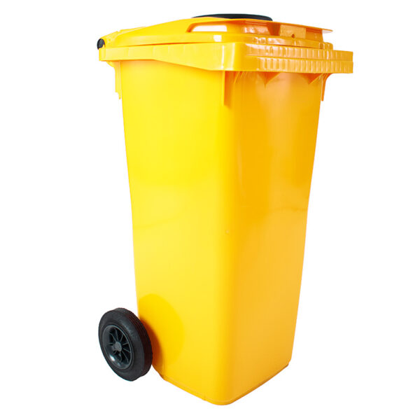 Container met rozet 120 liter geel - VB 120500