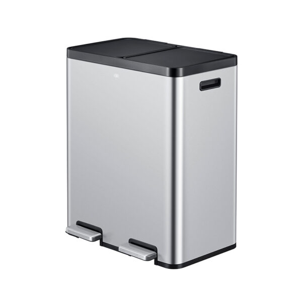 Essential 1 Recycler pedaalemmer 30+30 liter mat RVS - VB 912560