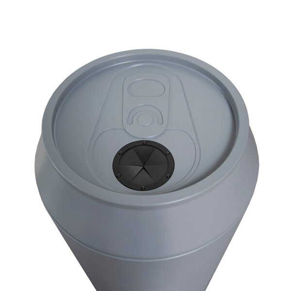 CANman 145 liter grijs - VB 200375 - Afbeelding 3