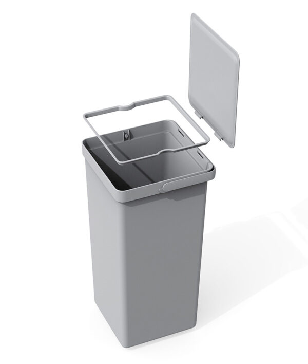 Deco Inbouwafvalemmer 15+20 liter grijs - VB 993235 - Afbeelding 4