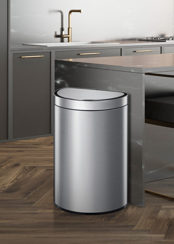 Mirage Semi-round Sensor Bin 47 liter mat RVS - VB 933147 - Afbeelding 6