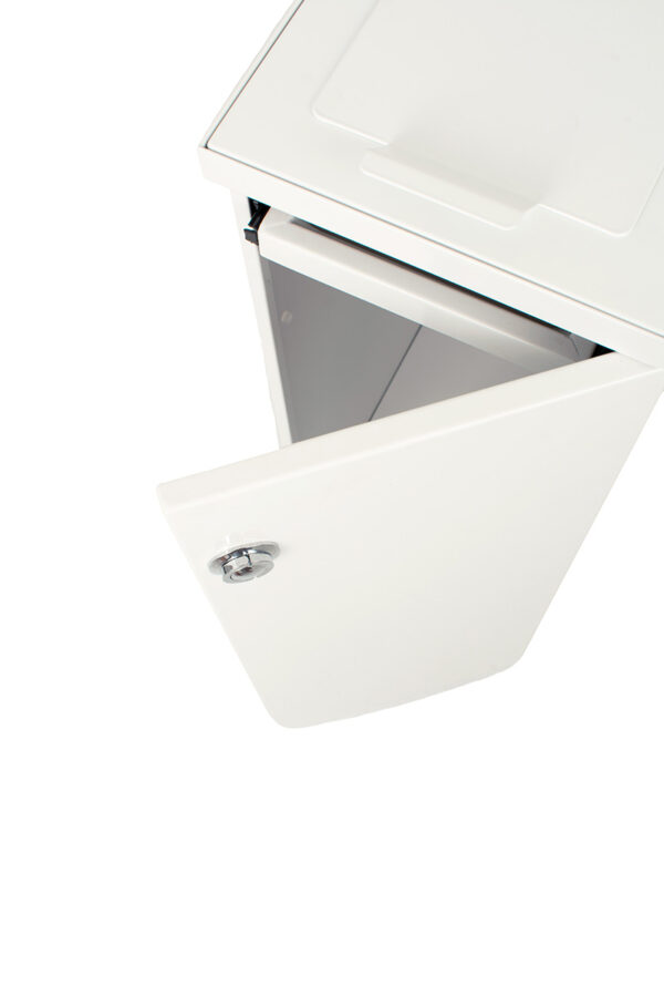 Modulaire Afvalbak met Deur en Zakhouder 55 liter wit - VB 946753 - Afbeelding 4