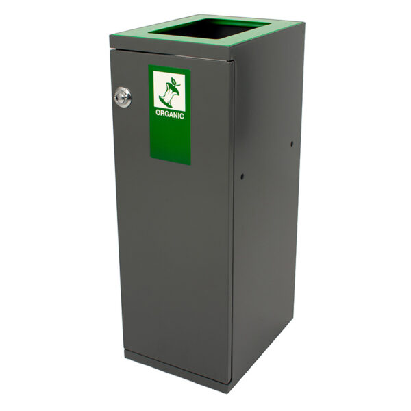Modulaire Afvalbak met Deur en Zakhouder 55 liter grijs - VB 946760 - Afbeelding 6