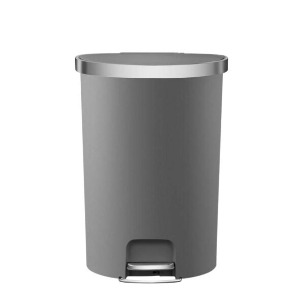 Hana pedaalemmer halfrond 55 liter grijs - VB 622155 - Afbeelding 5