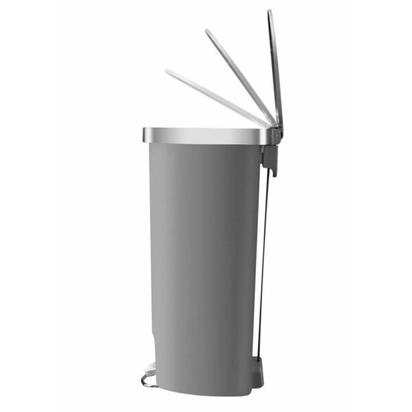 Hana pedaalemmer halfrond 55 liter grijs - VB 622155 - Afbeelding 6