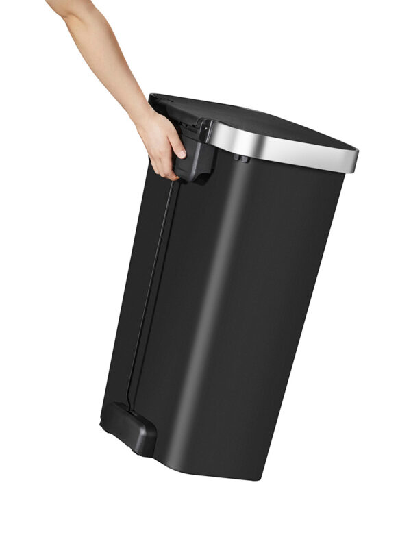 Hana pedaalemmer 50 liter zwart - VB 625550 - Afbeelding 4