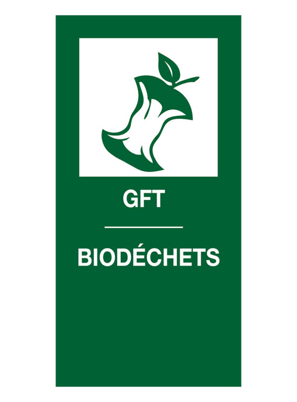 Magneetsticker GFT/Biodéchets groen - VB 205554