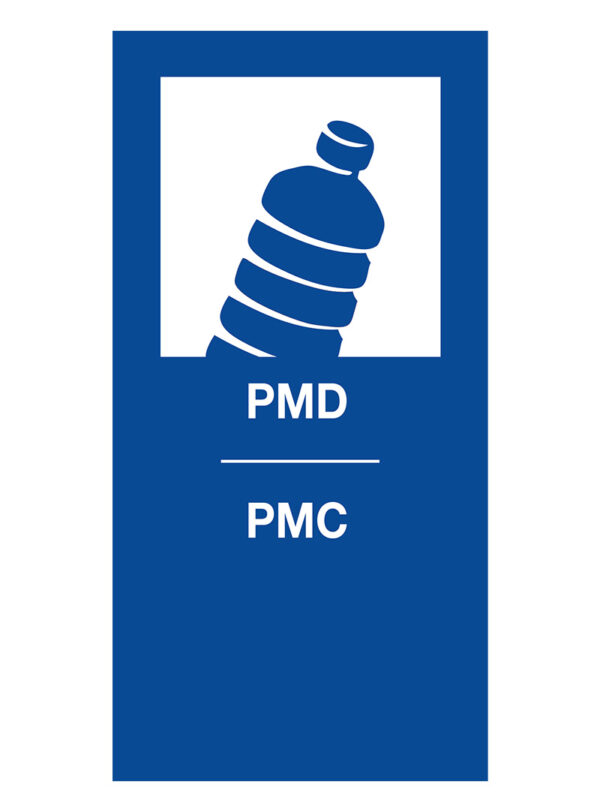 Magneetsticker PMD/PMC blauw - VB 205585