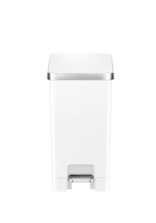 Hana Slim 1 Pedaalemmer 10 liter wit - VB 637710 - Afbeelding 2