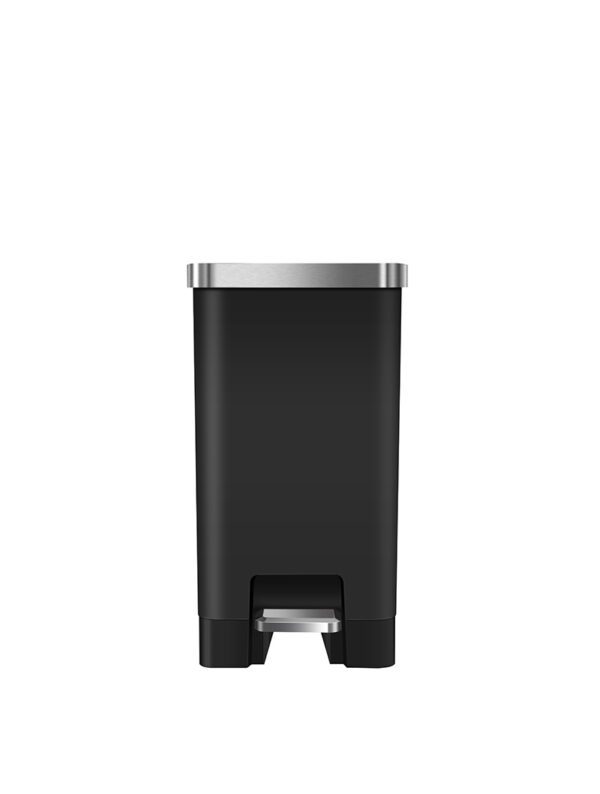 Hana Slim 1 Pedaalemmer 10 liter zwart - VB 637710 - Afbeelding 2