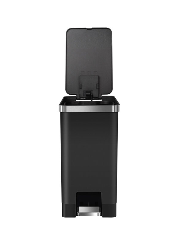 Hana Slim 1 Pedaalemmer 10 liter zwart - VB 637710 - Afbeelding 3