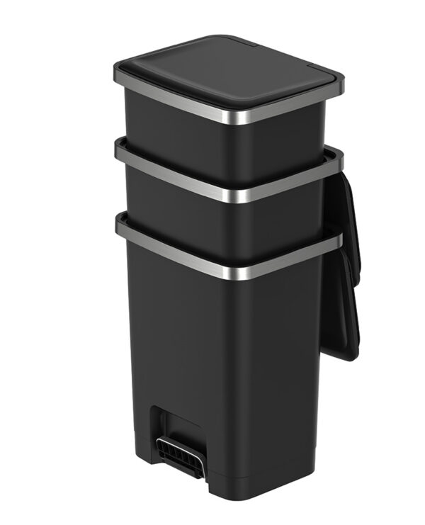 Hana 2 Pedaalemmer 25 liter zwart - VB 638825 - Afbeelding 5
