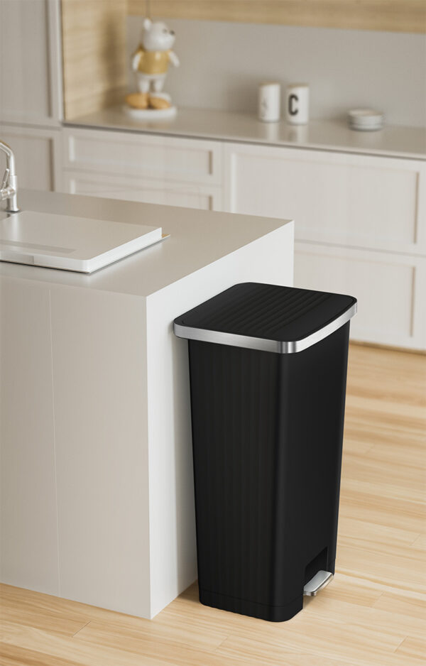 Hana 2 Pedaalemmer 90 liter zwart - VB 638890 - Afbeelding 4