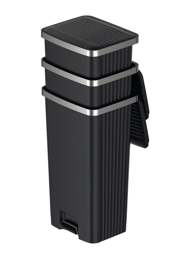Hana 2 Pedaalemmer 90 liter zwart - VB 638890 - Afbeelding 5