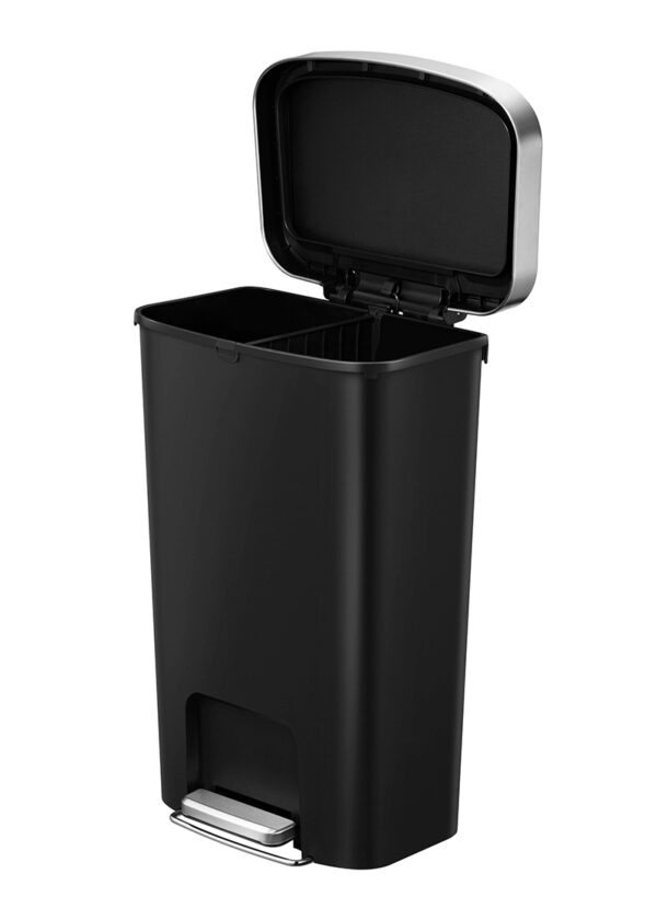 Hana 1 Pedaalemmer 2x25 liter zwart - VB 625550 - Afbeelding 3