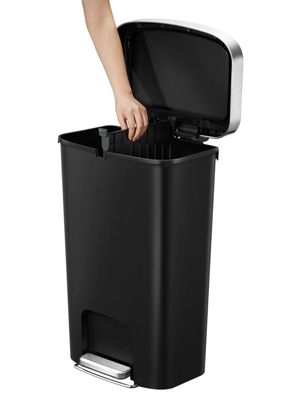 Hana 1 Pedaalemmer 2x25 liter zwart - VB 625550 - Afbeelding 4