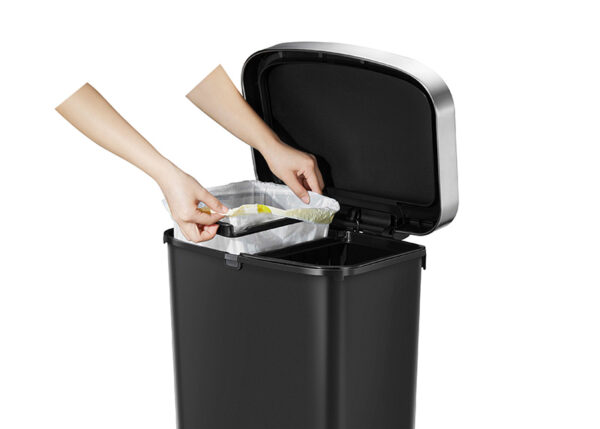 Hana 1 Pedaalemmer 2x25 liter zwart - VB 625550 - Afbeelding 5