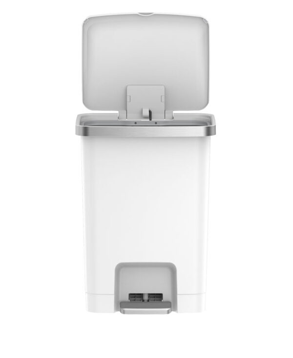 Hana 2 Pedaalemmer 25 liter wit - VB 638825 - Afbeelding 3