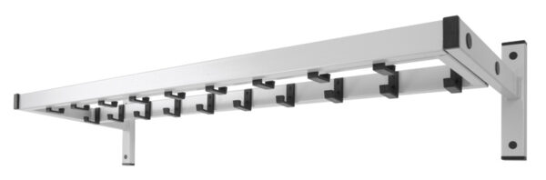 Wandgarderobe Safe 19 haken grijs - VB 650095