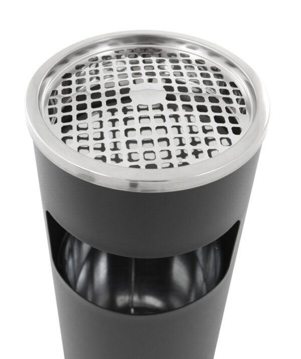 Ronde as-papierbak mat zwart - VB 650170 - Afbeelding 2