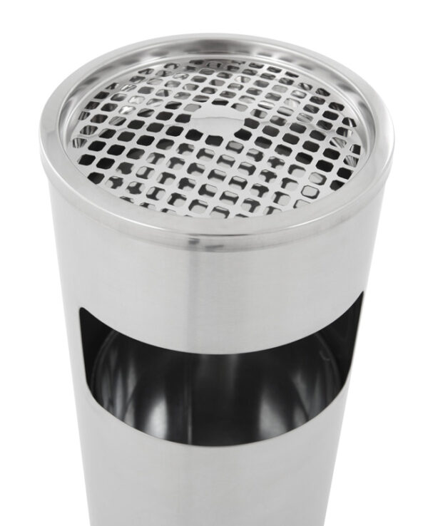 Ronde as-papierbak mat RVS - VB 650187 - Afbeelding 2