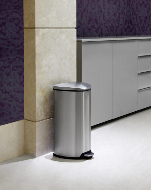 Grace pedaalemmer 35 liter mat RVS - VB 920935 - Afbeelding 3
