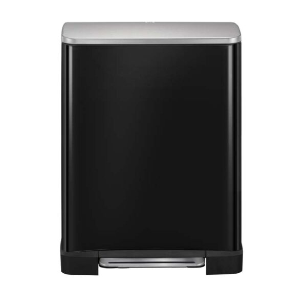 E-Cube pedaalemmer 50 liter zwart glanzend, mat RVS - VB 926850 - Afbeelding 2