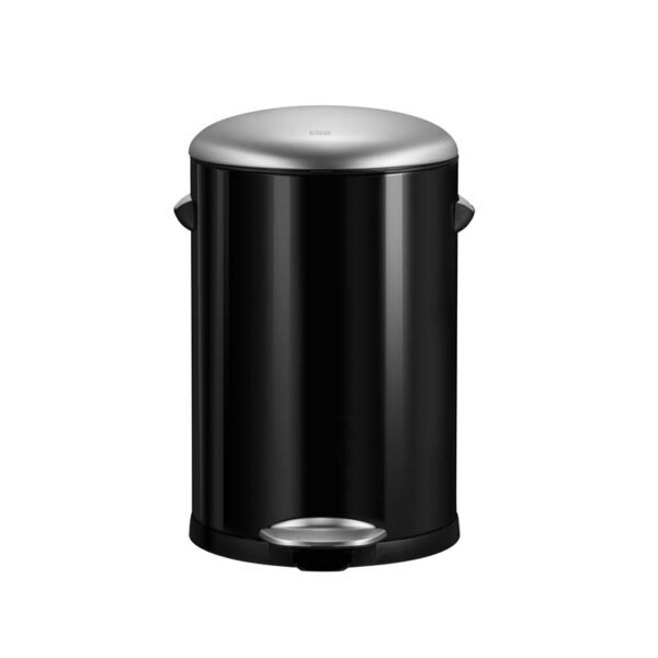 Belle Deluxe pedaalemmer 12 liter zwart glanzend, mat RVS - VB 921712 - Afbeelding 2