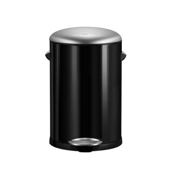 Belle Deluxe pedaalemmer 20 liter zwart glanzend, mat RVS - VB 921720 - Afbeelding 2