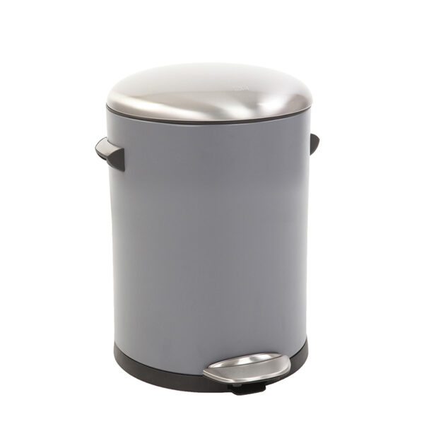 Belle Deluxe pedaalemmer 5 liter grijs, sandcoated - VB 921705