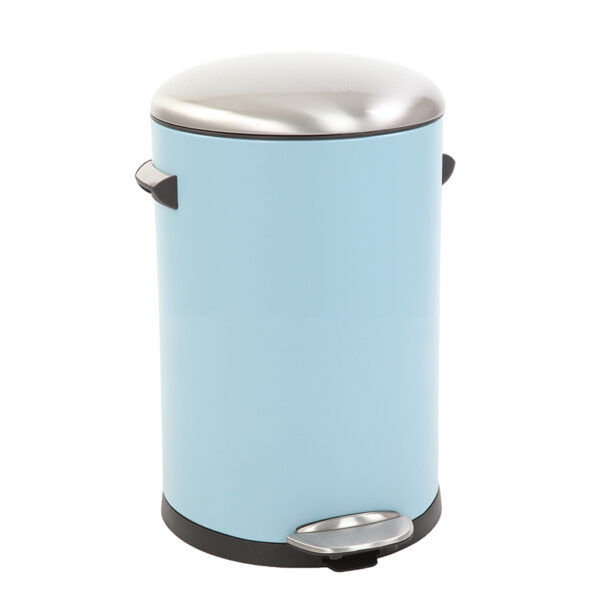 Belle Deluxe pedaalemmer 12 liter licht blauw, sandcoated - VB 921712