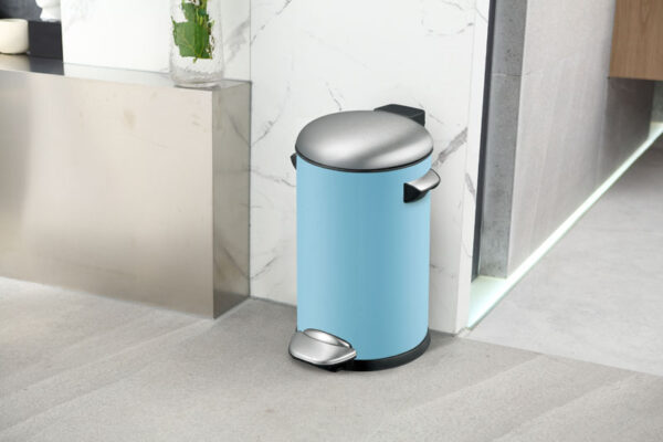 Belle Deluxe pedaalemmer 12 liter licht blauw, sandcoated - VB 921712 - Afbeelding 5