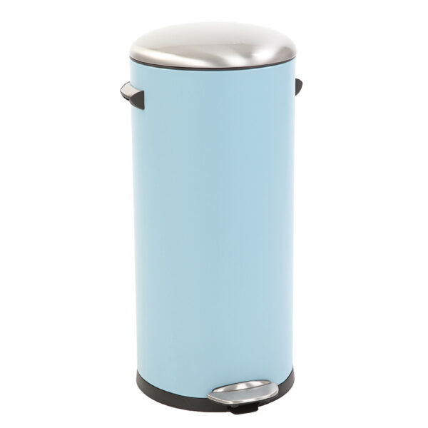 Belle Deluxe pedaalemmer 30 liter licht blauw, sandcoated - VB 921730