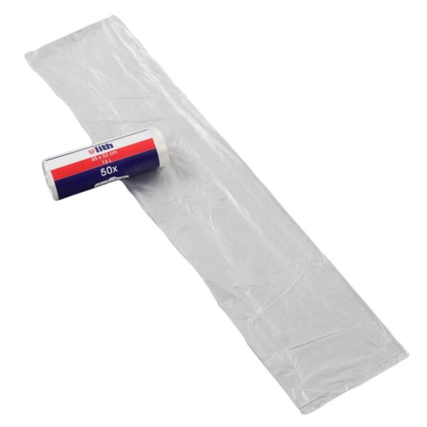 Pedaalemmerzakken 45x52x0.015 (T18) transparant - Z45x52x0.010 ds
