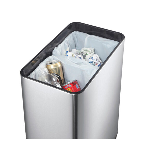 Phantom recycler Sensor Bin 20+20 liter mat RVS, zwart - VB 927740 - Afbeelding 9